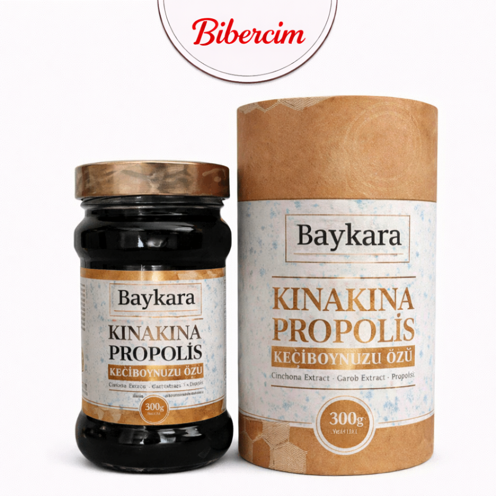BAYKARA PROPOLİSLİ KEÇİBOYNUZU ÖZÜ 380 GR.