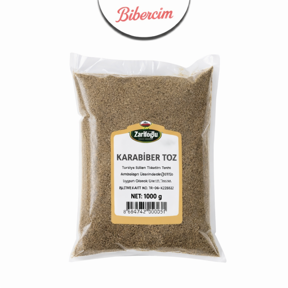 ZARİFOĞLU TOZ KARABİBER 1 KG.