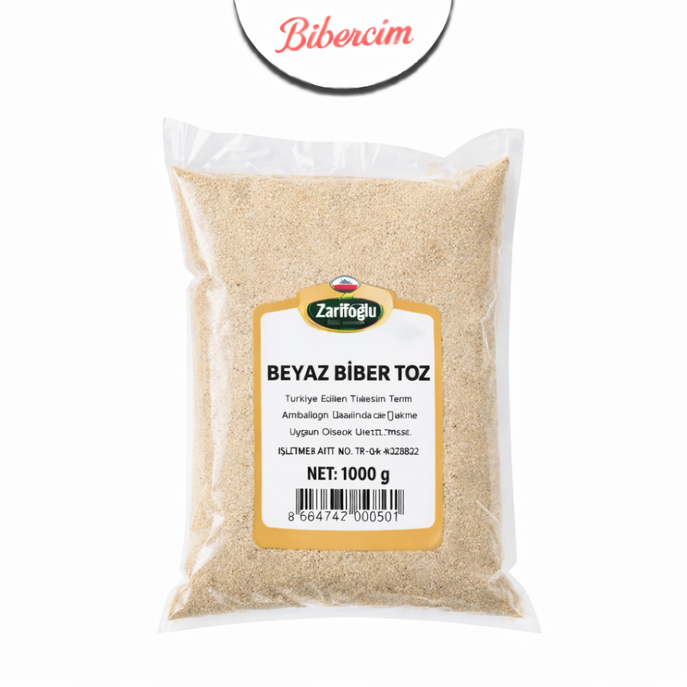 ZARİFOĞLU BEYAZ BİBER TOZ 1 KG.